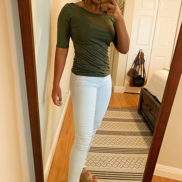 Olive Green Top - Picture 2 of 2